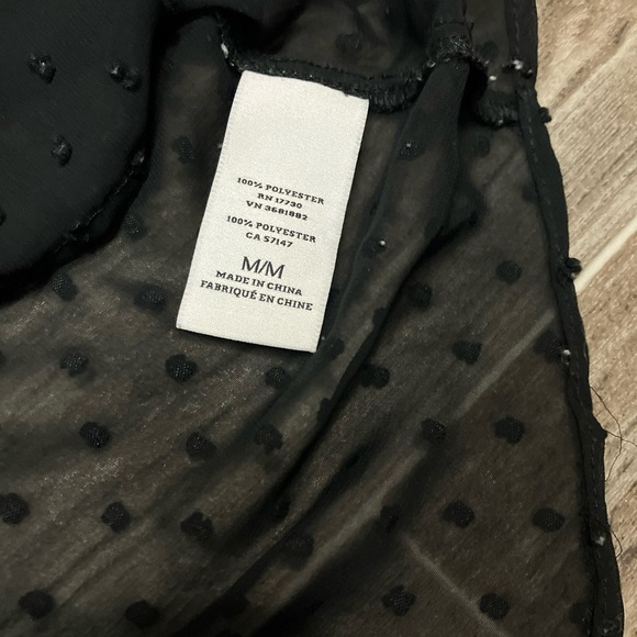 Black Bow Tie Blouse - Picture 4 of 6